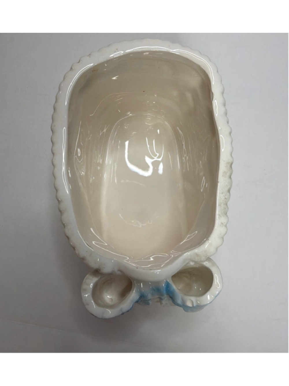 Vintage Ardco Baby Boot Planter Pastel Ceramic Nursery Planter Taiwan 1970s - Picture 4 of 7
